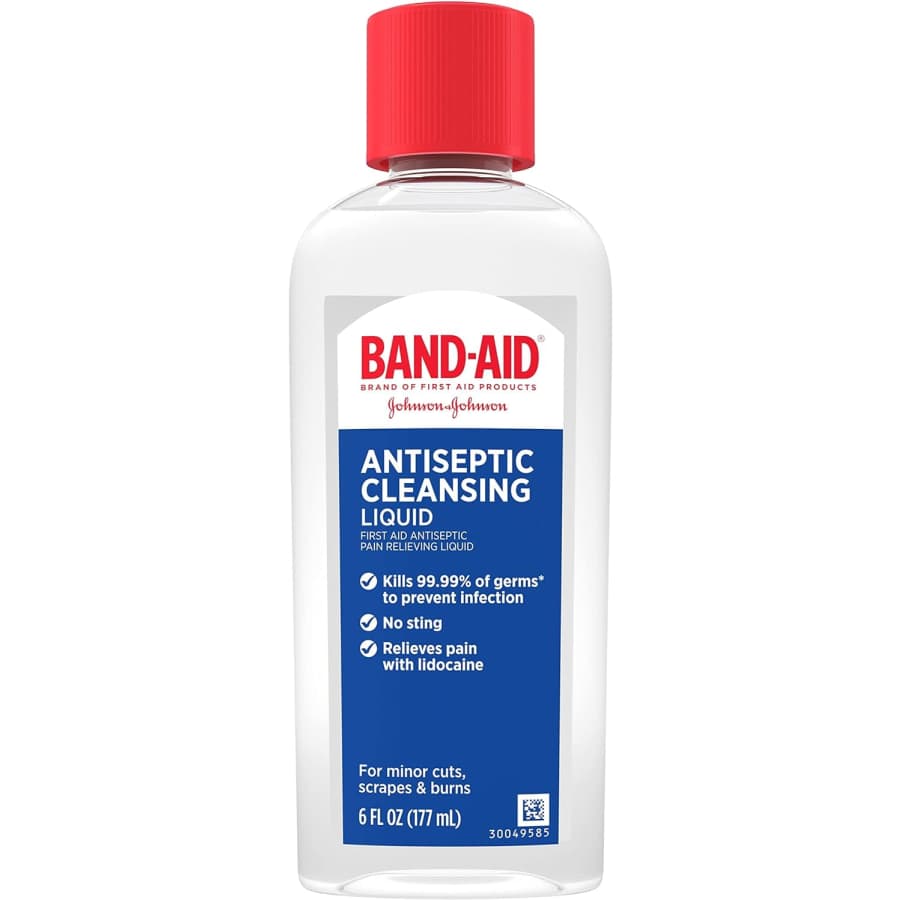Band-Aid 6-oz. Antiseptic Cleansing Liquid for $3 Band-Aid 6-oz. Antiseptic Cleansing Liquid for $3