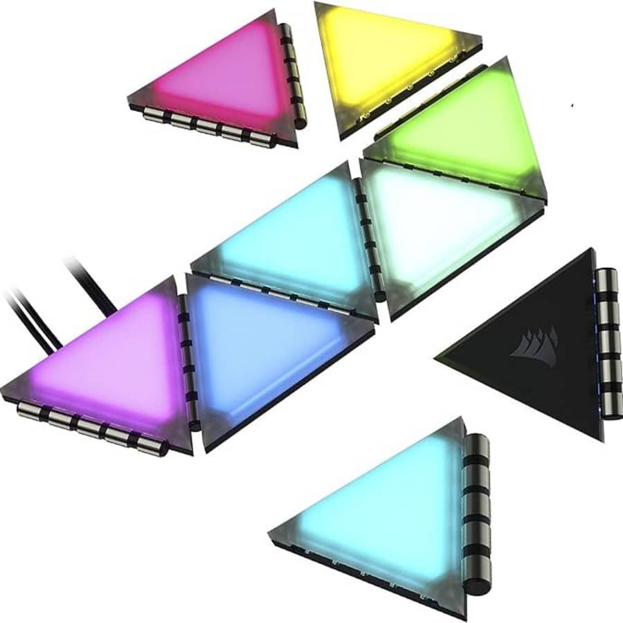 Corsair iCUE Smart Case Lighting Triangle Panel 9-Pack for $25 Corsair iCUE Smart Case Lighting Triangle Panel 9-Pack for $25