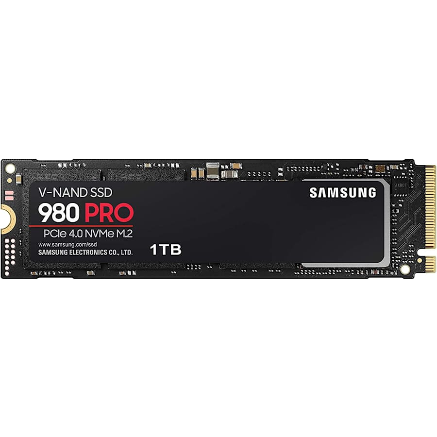 Samsung 980 Pro 1TB V-NAND PCIe 4.0 NVMe M.2 Internal Gaming SSD for $177 Samsung 980 Pro 1TB V-NAND PCIe 4.0 NVMe M.2 Internal Gaming SSD for $177