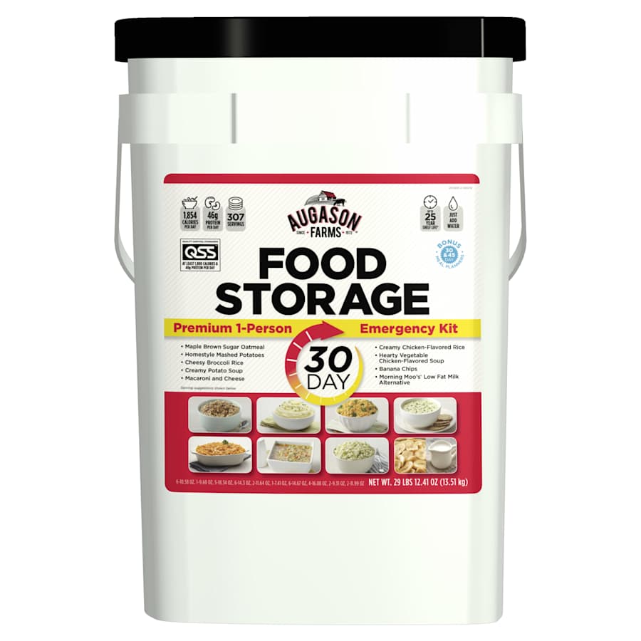 Augason Farms Emergency 1-Person 30-Day Food Supply for $135 Augason Farms Emergency 1-Person 30-Day Food Supply for $135