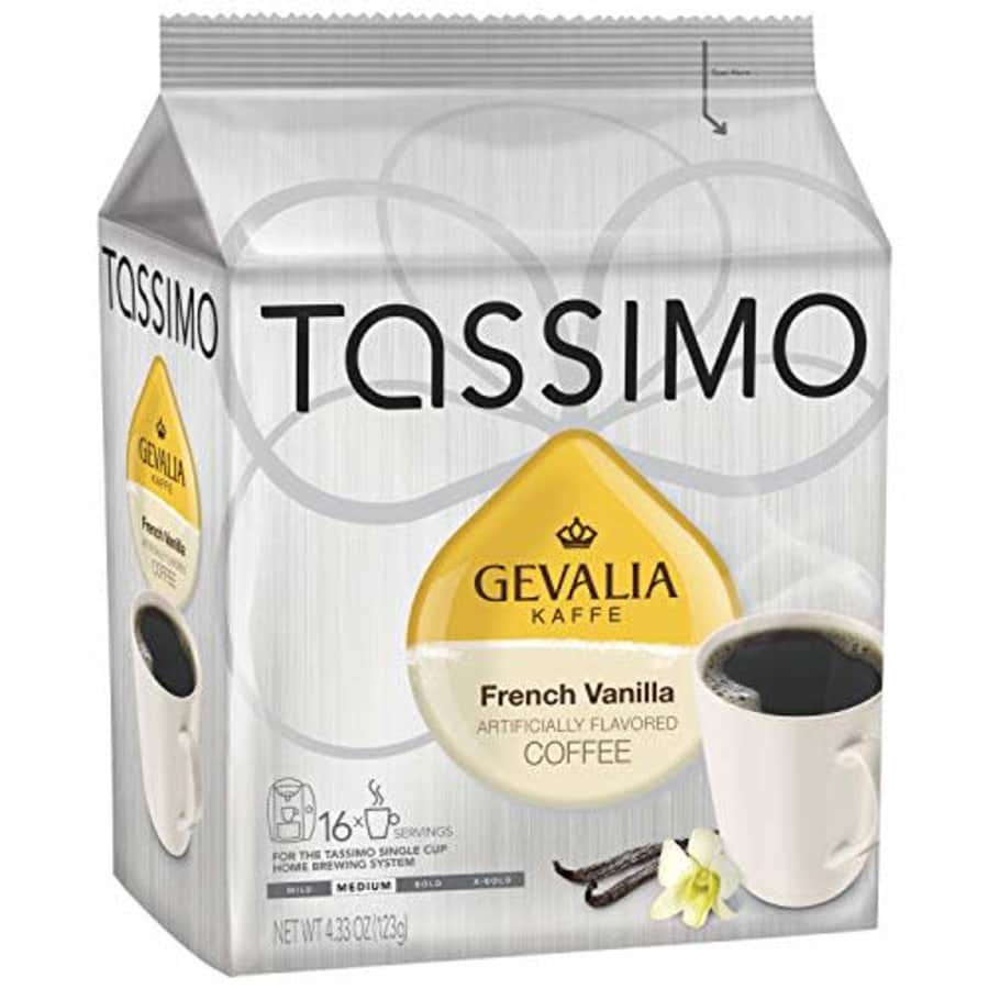 Gevalia French Vanilla Medium Roast Coffee T-Discs for Tassimo Brewing Systems (16 T-Discs) for $24