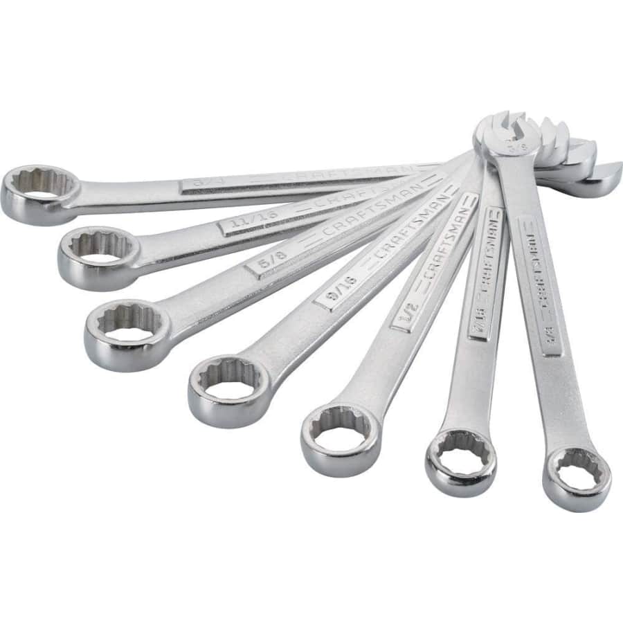Craftsman 7-Piece SAE Combination Wrench Set for $49