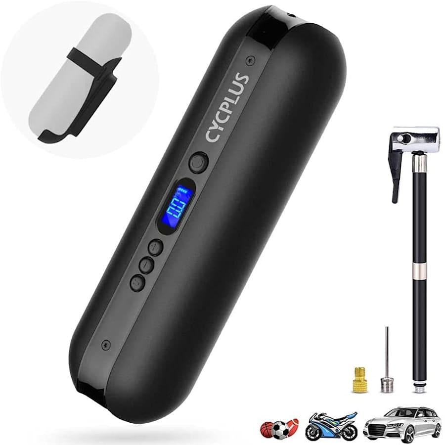 Cycplus A2 Mini Portable Rechargeable Air Compressor for $34