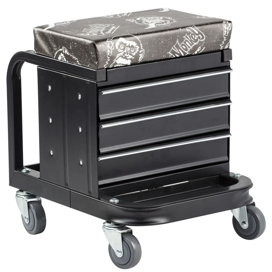 Gas Monkey Garage Creeper Seat and 3-Drawer Toolbox Combo for $89