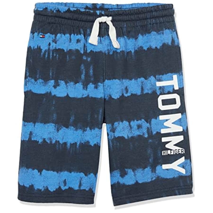 Tommy Hilfiger Boys' Big Drawstring Pull On Short, Tie Dye Navy Blazer 22, 8-10 for $18 Tommy Hilfiger Boys' Big Drawstring Pull On Short, Tie Dye Navy Blazer 22, 8-10 for $18