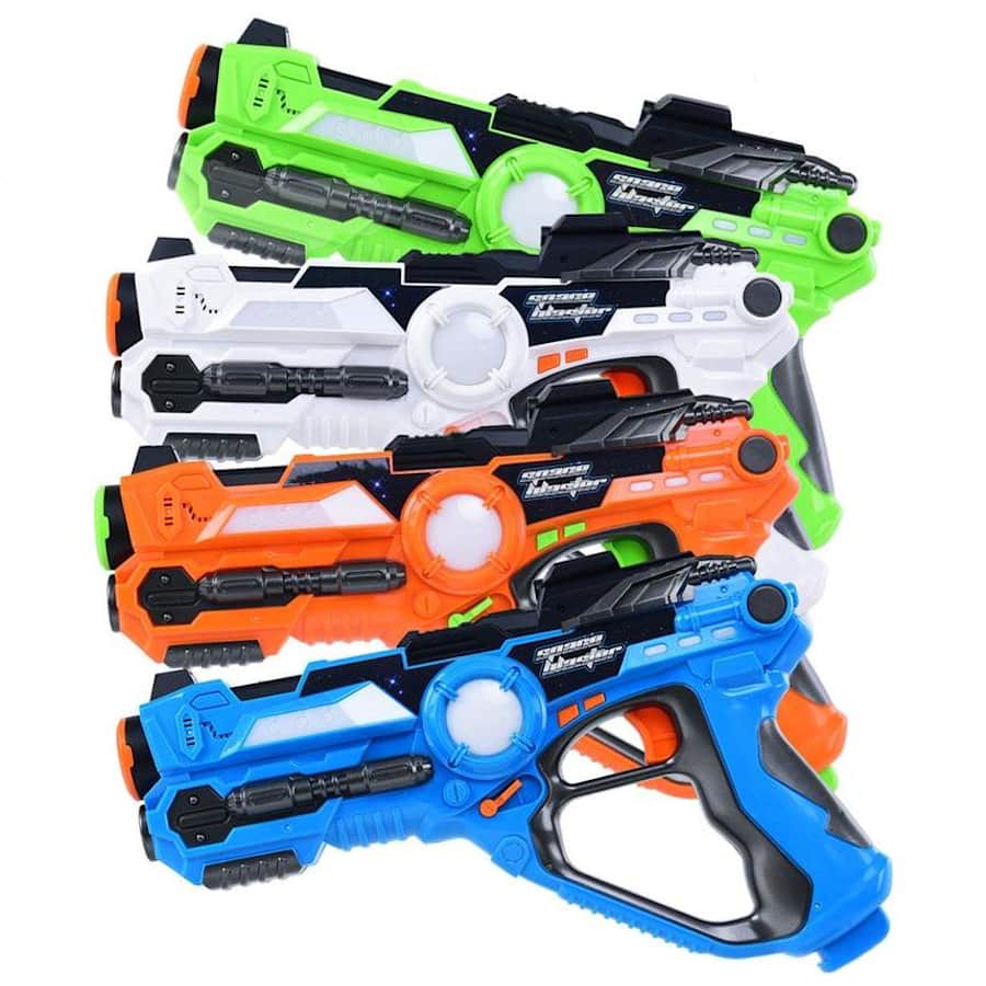 Space Blaster 4-Player Infrared Laser Tag Guns Set for $46