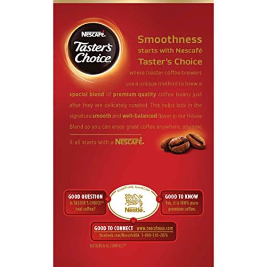 Nescafe Taster's Choice 6 Piece House Blend Instant Coffee Single Serve Sticks, 0.1 Ounce (Pack of for $4