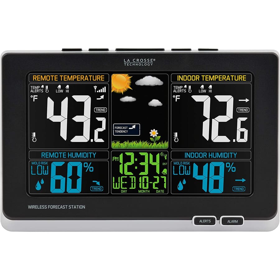 La Crosse Technology Wireless Color Weather Station w/ Mold Indicator for $59 La Crosse Technology Wireless Color Weather Station w/ Mold Indicator for $59