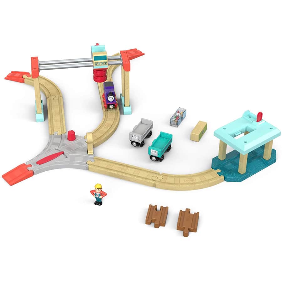 Thomas & Friends Wood Lift & Load Cargo Train Track Set for $98 Thomas & Friends Wood Lift & Load Cargo Train Track Set for $98