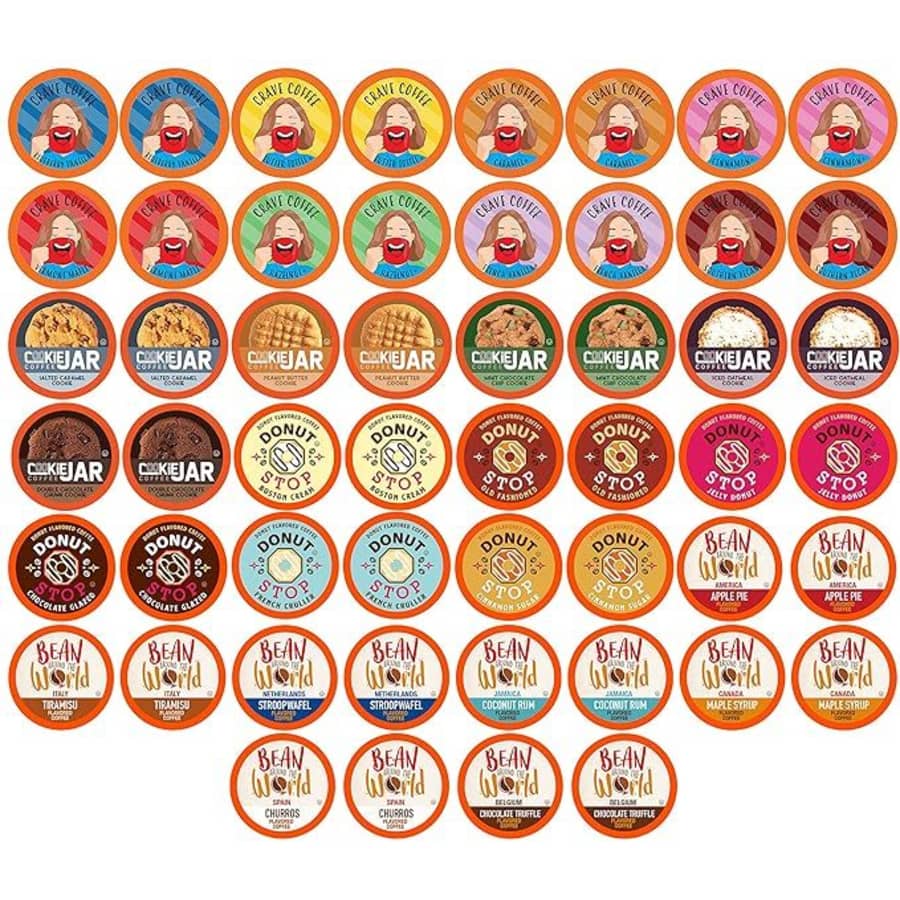 Coffee Pod 52-Piece Variety Sampler Pack for $17 via Sub. & Save Coffee Pod 52-Piece Variety Sampler Pack for $17 via Sub. & Save