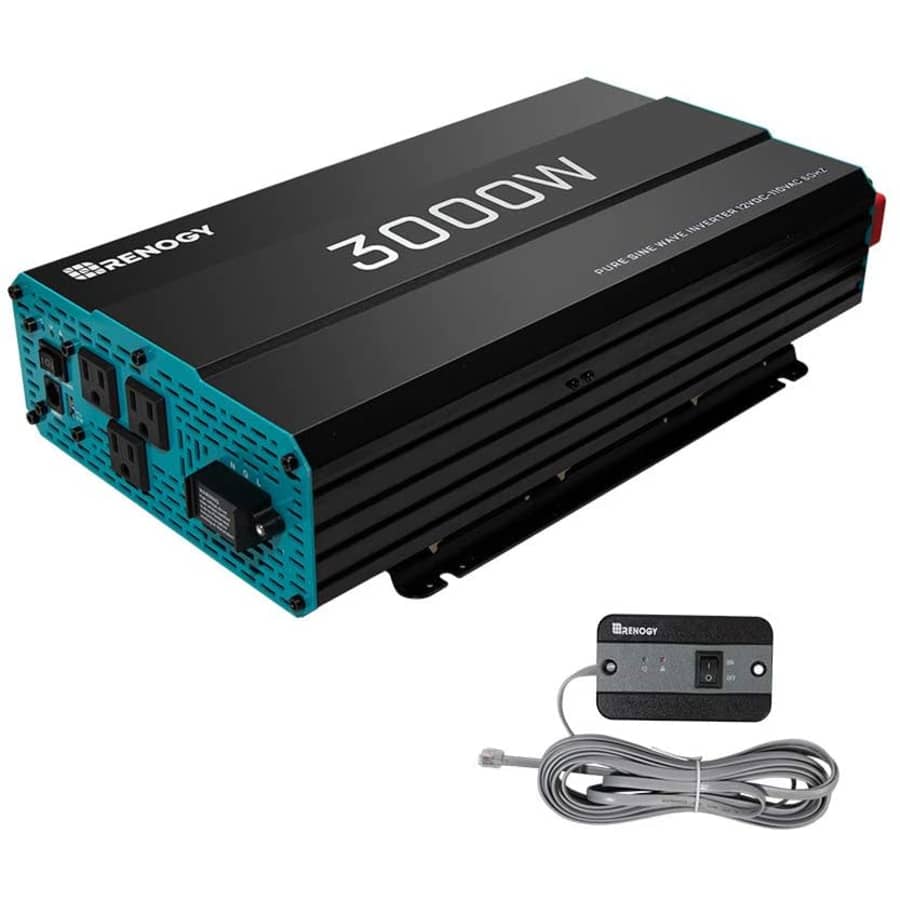 Renogy 3,000W 12V Pure Sine Wave Inverter for $350 Renogy 3,000W 12V Pure Sine Wave Inverter for $350