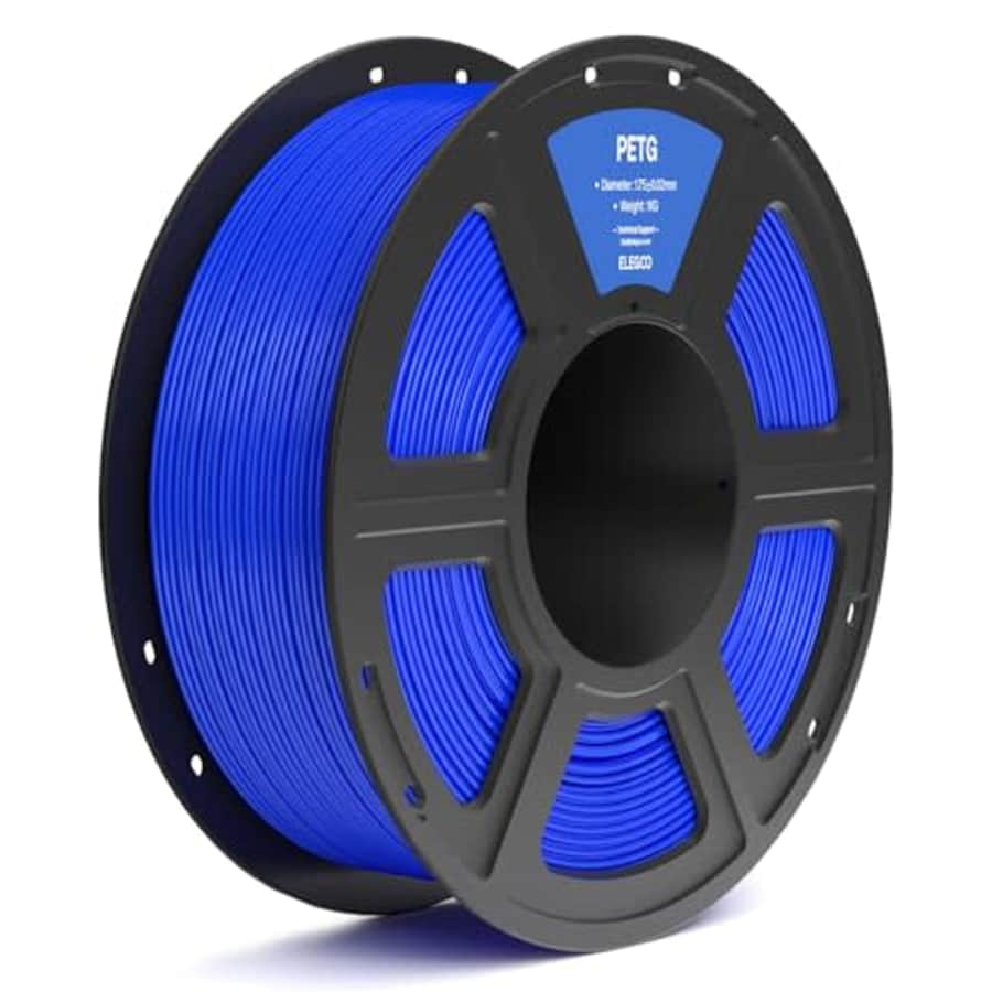 ELEGOO PETG Filament 1.75mm Blue 1KG, 3D Printer Filament Dimensional Accuracy +/- 0.02 mm, 1kg for $17 ELEGOO PETG Filament 1.75mm Blue 1KG, 3D Printer Filament Dimensional Accuracy +/- 0.02 mm, 1kg for $17