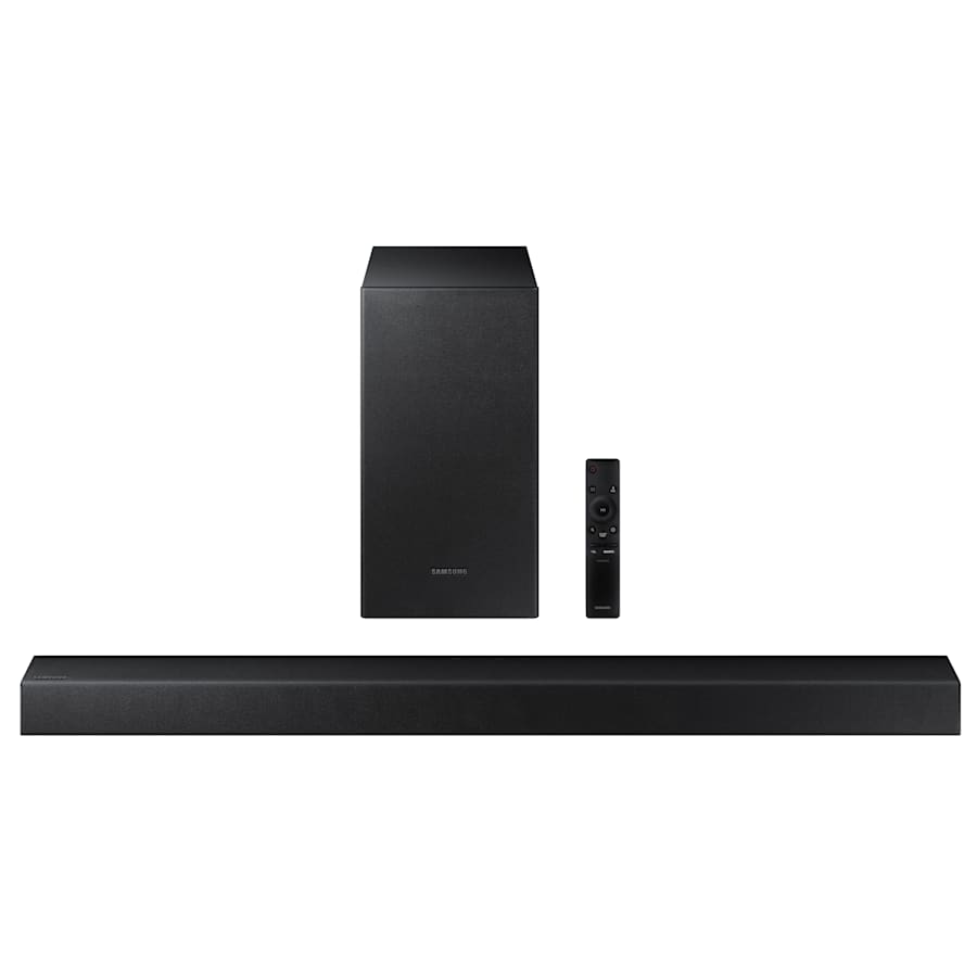 Samsung 2.1-Ch. Soundbar with Wireless Subwoofer for $83 Samsung 2.1-Ch. Soundbar with Wireless Subwoofer for $83