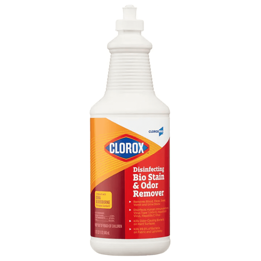 Clorox 32-oz. Disinfecting Bio Stain & Odor Remover Bottle for $4