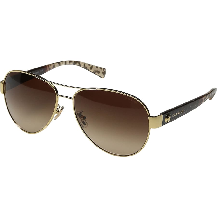 Coach Women's Aviator Sunglasses for $80 Coach Women's Aviator Sunglasses for $80