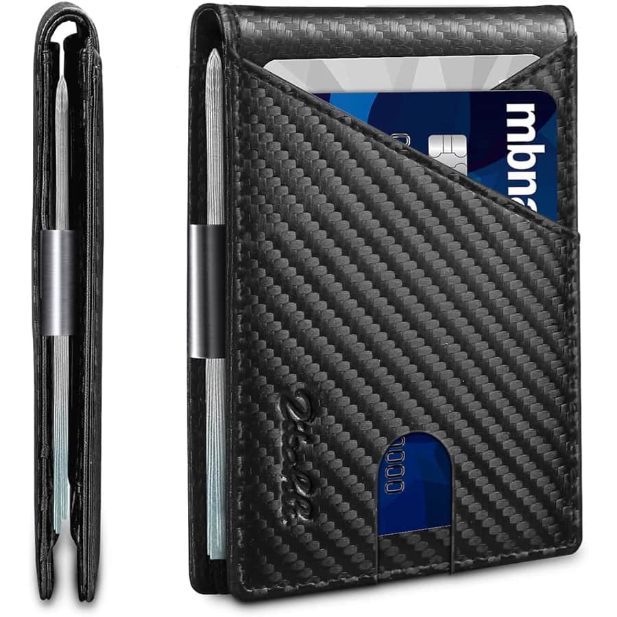 Zitahli Vegan Leather Slim RFID Wallet for $20