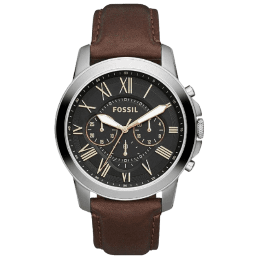 Fossil Men's Grant Chronograph Watch for $64