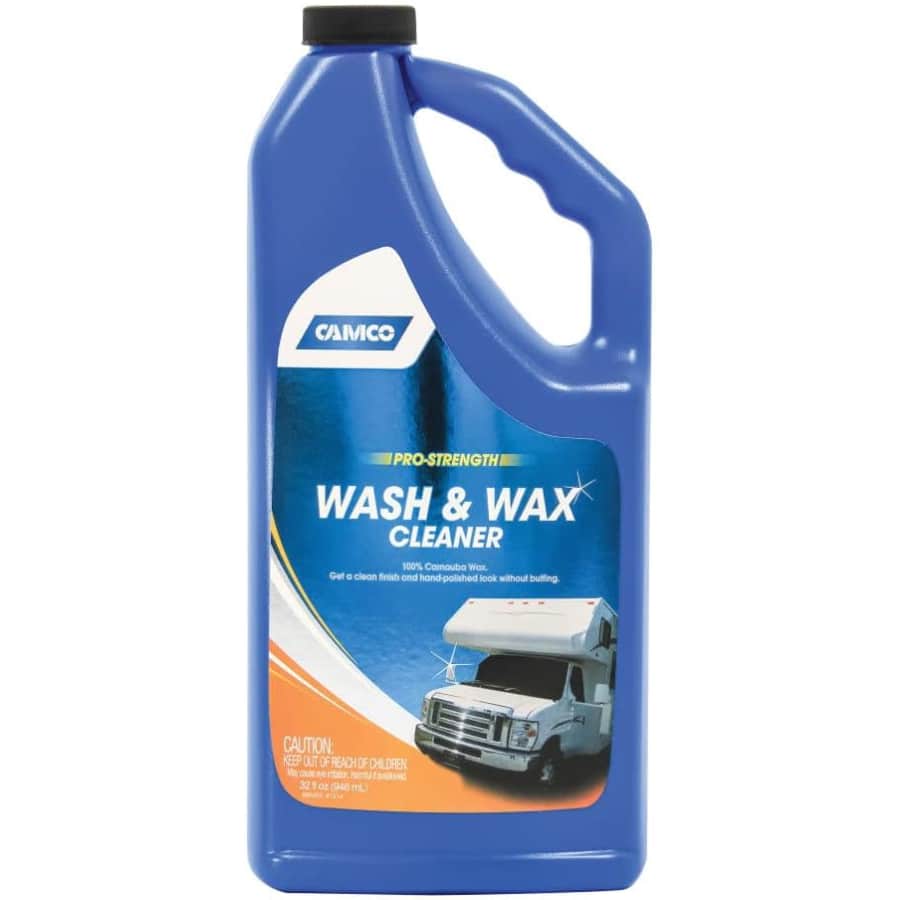 Camco Pro-Strength Wash and Wax 32-oz. Bottle for $7 Camco Pro-Strength Wash and Wax 32-oz. Bottle for $7