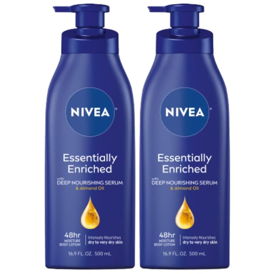 Nivea Essentially Enriched 16.9-oz. Body Lotion 2-Pack for $11