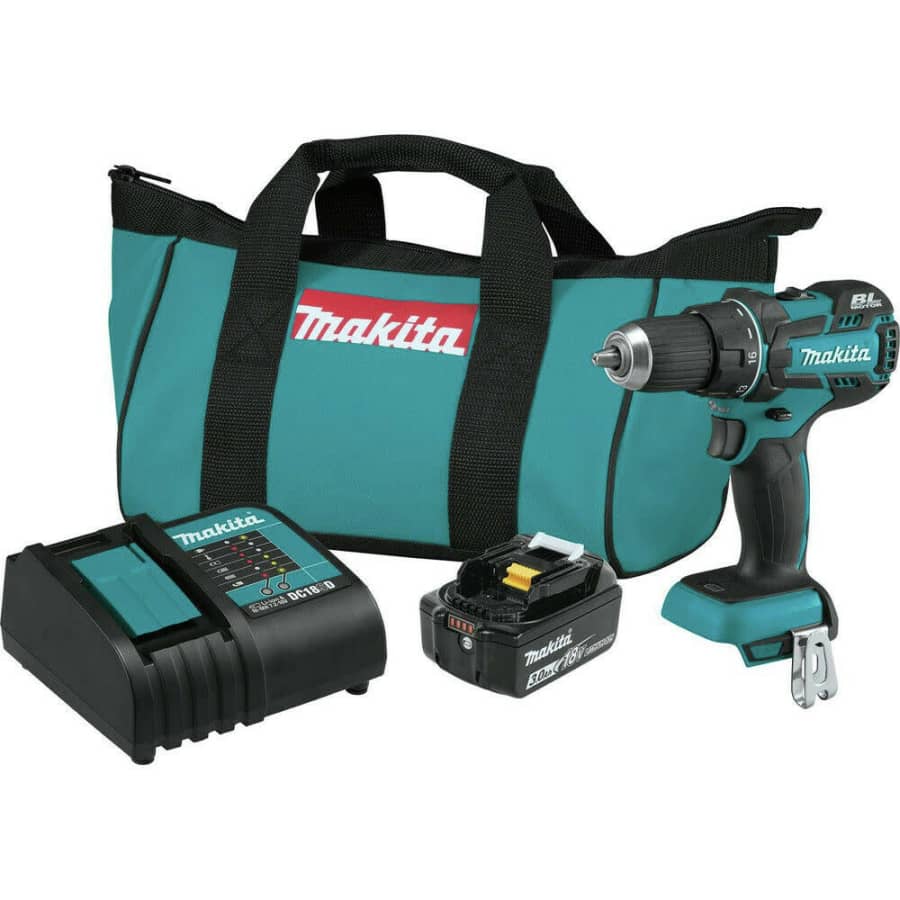 Makita 18V LXT Li-Ion Brushless Compact 1/2" Cordless Drill Driver Kit for $90 Makita 18V LXT Li-Ion Brushless Compact 1/2" Cordless Drill Driver Kit for $90