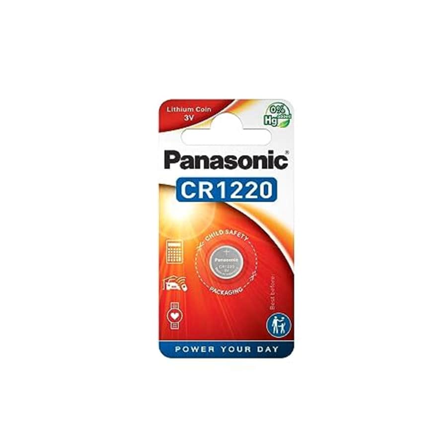 Panasonic Specialist Lithium Coin Batteries X 1 Cr1220L for $6