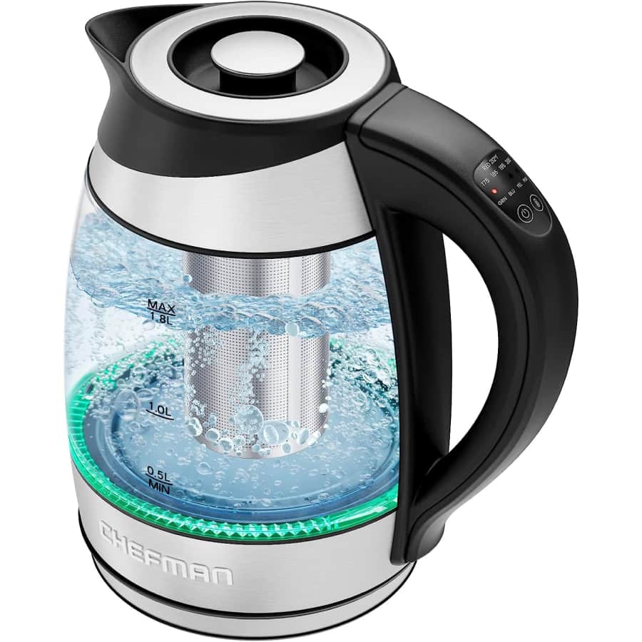 Chefman 1.8L Electric Kettle for $30