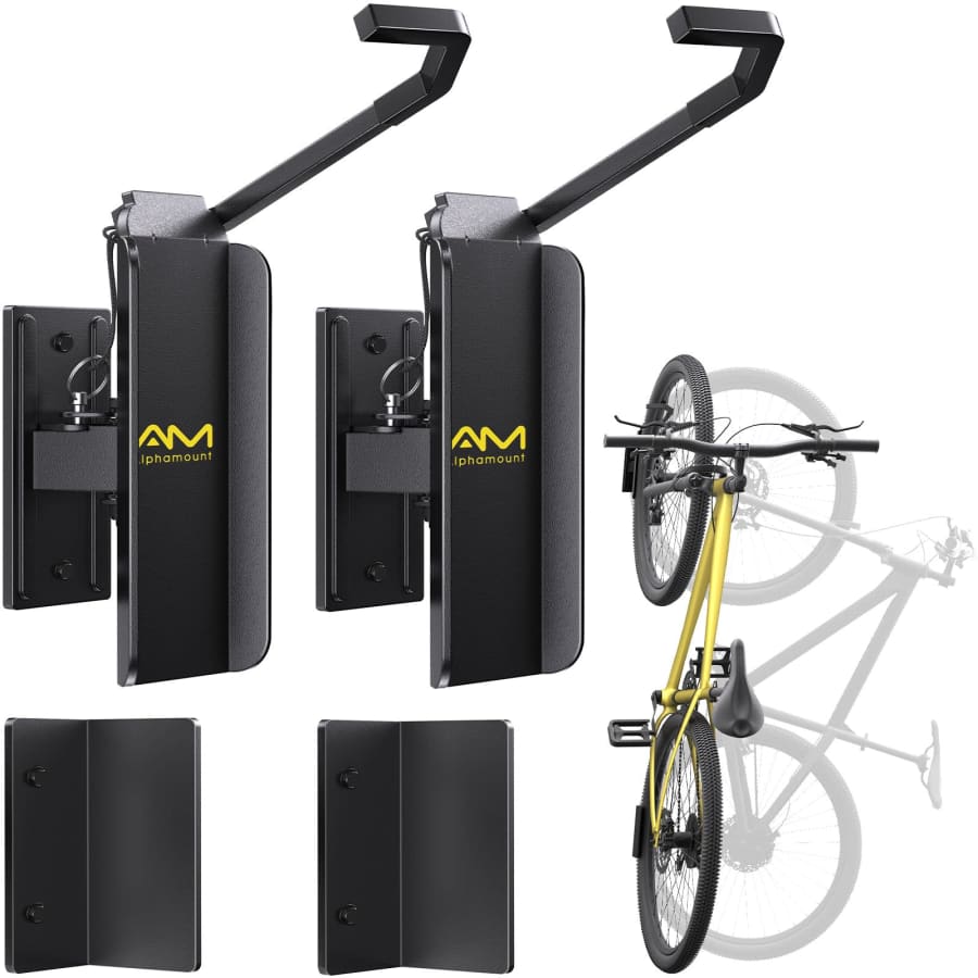 AM alphamount Swivel Bike Wall Mount 2-Pack for $25 AM alphamount Swivel Bike Wall Mount 2-Pack for $25