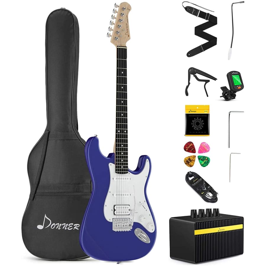 Donner 39" Beginner Electric Guitar Kit for $190