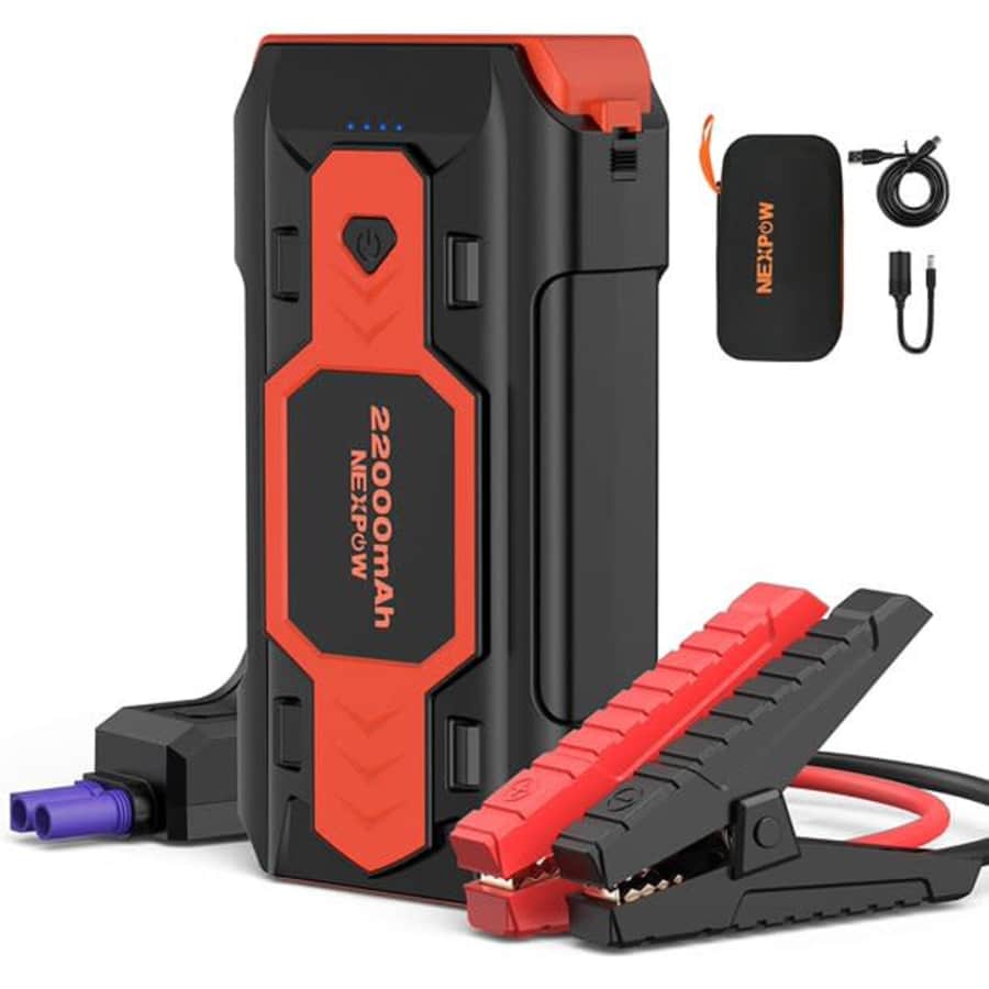 Nexpow Q9B 12V Car Jump Starter w/ USB 3.0 Charger for $55