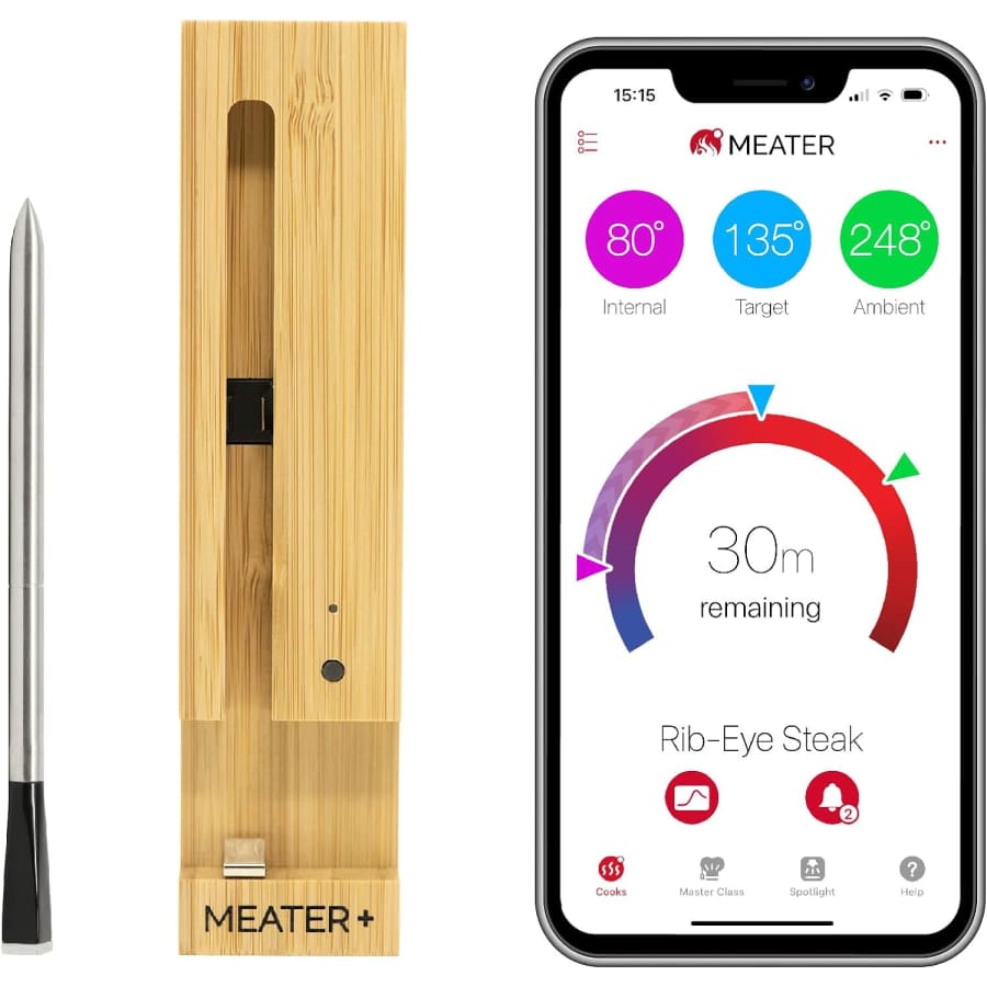 Meater Plus Wireless Smart Meat Thermometer for $60 Meater Plus Wireless Smart Meat Thermometer for $60