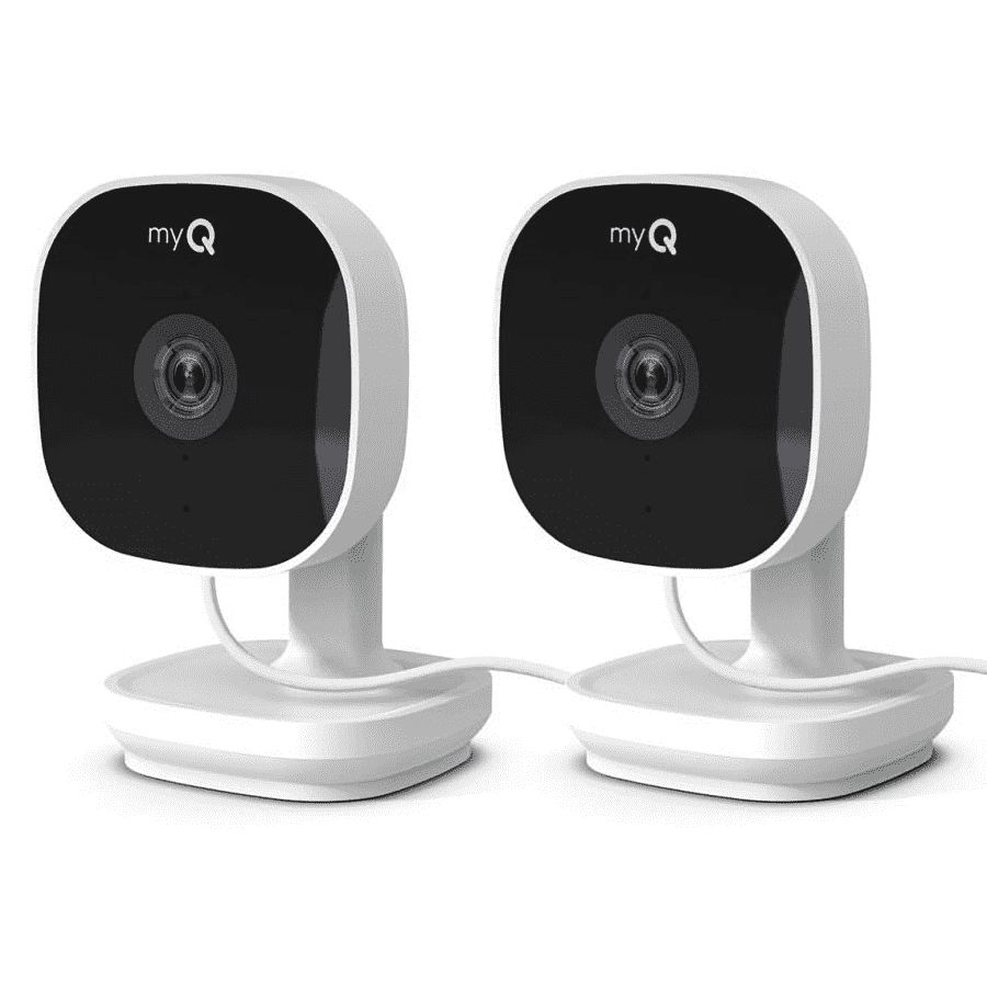myQ 1080p Smart Indoor Security Camera 2-Pack for $45 myQ 1080p Smart Indoor Security Camera 2-Pack for $45