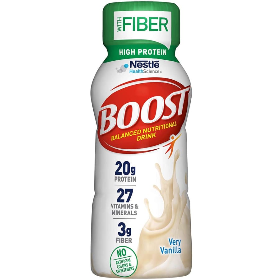 Boost High Protein with Fiber Complete Nutritional Drink 24-Pack for $44