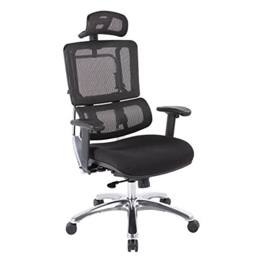 Office Star Pro X996 Series Manager's Office Chair with Breathable Black Mesh Back and Adjustable for $433 Office Star Pro X996 Series Manager's Office Chair with Breathable Black Mesh Back and Adjustable for $433