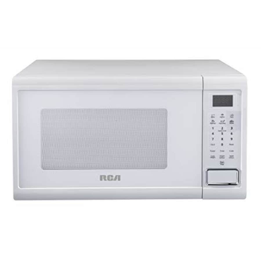 RCA RMW1129-WHITE 1.1 Cu Ft 1000-Watt Countertop Microwave, White for $130 RCA RMW1129-WHITE 1.1 Cu Ft 1000-Watt Countertop Microwave, White for $130