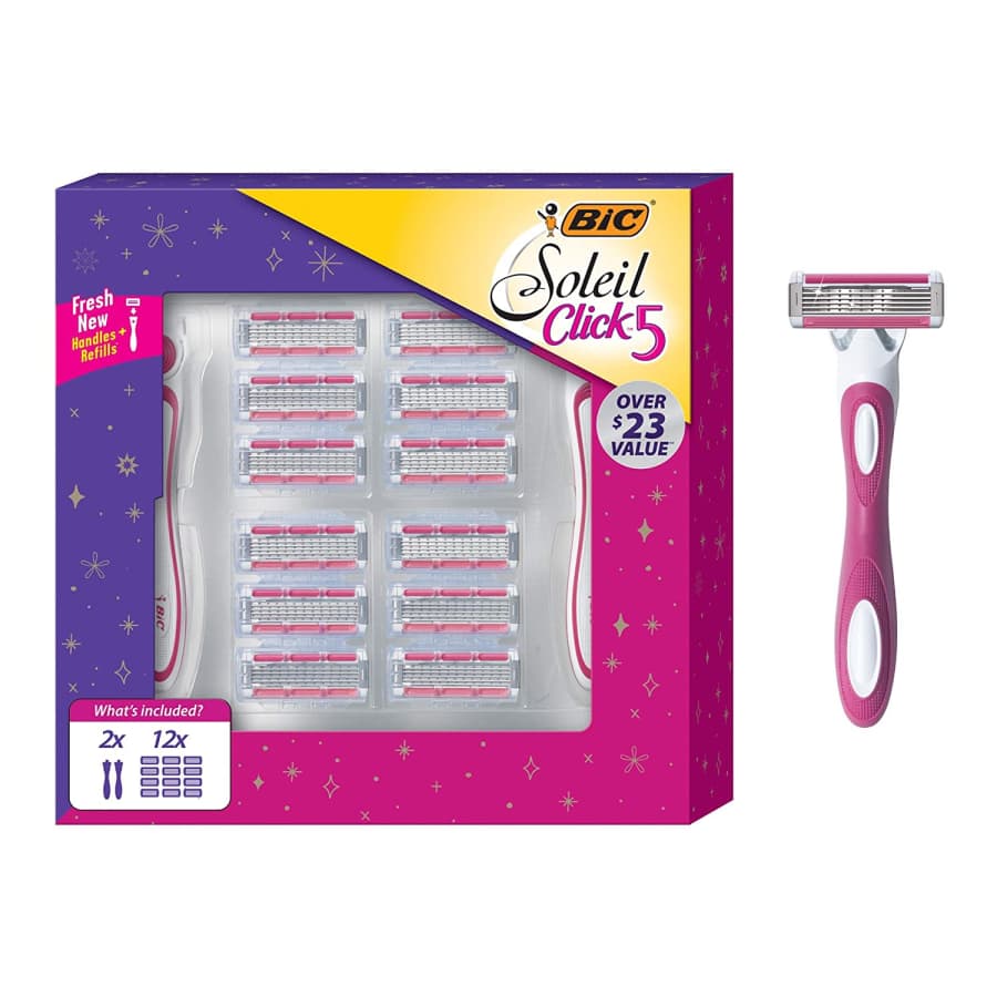 Bic Women's Soleil Click 5 Razor Gift Set for $7.97 with Sub & Save Bic Women's Soleil Click 5 Razor Gift Set for $7.97 with Sub & Save
