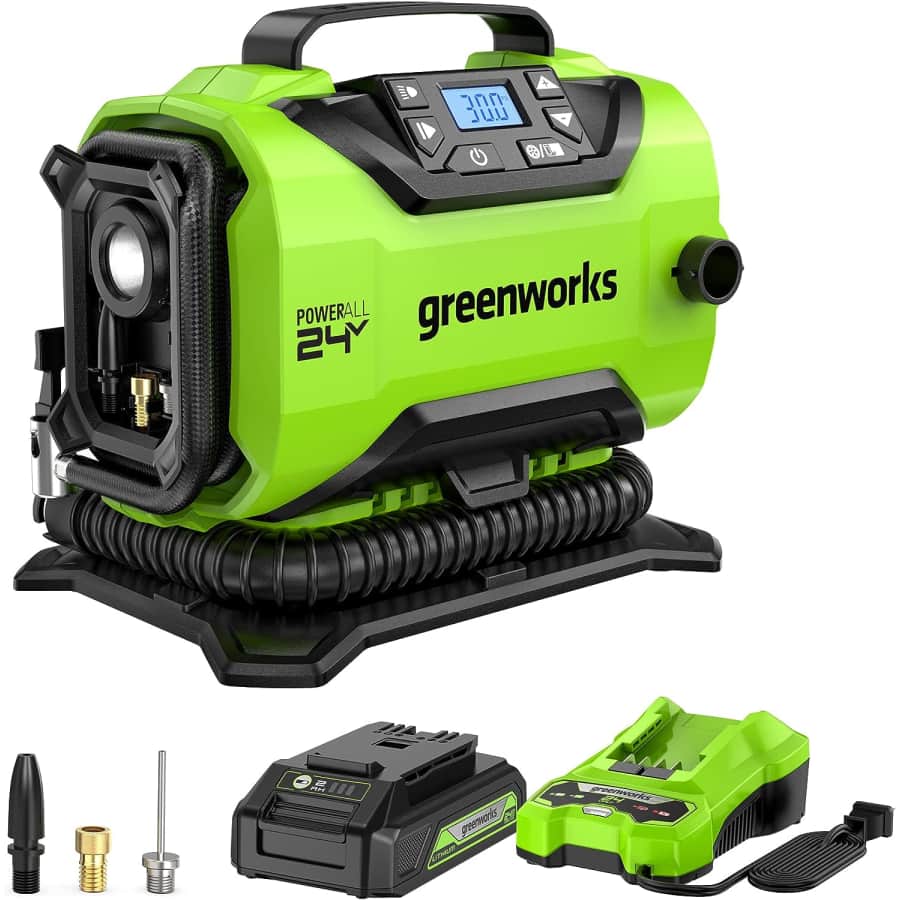 Greenworks 24V Cordless Tire Inflator for $101