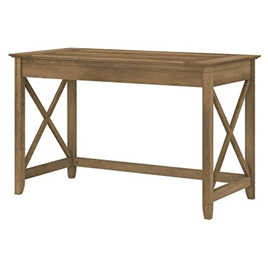 Bush Furniture Key West Writing Table for Home Office | Small Modern Farmhouse Desk, 48W, Reclaimed for $174 Bush Furniture Key West Writing Table for Home Office | Small Modern Farmhouse Desk, 48W, Reclaimed for $174