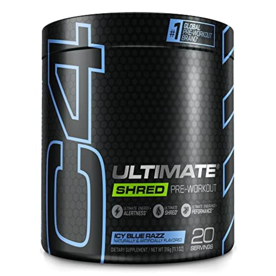 Cellucor C4 Ultimate Shred Pre Workout Powder, Fat Burner for Men & Women, Metabolism Supplement for $55