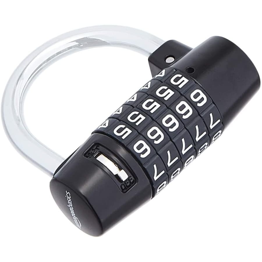 AmazonBasics 5-Digit Horizontal Combination Padlock for $9 AmazonBasics 5-Digit Horizontal Combination Padlock for $9