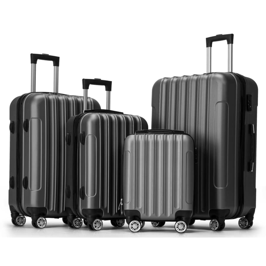 Zimtown 4-Piece Hardside Luggage Set for $117