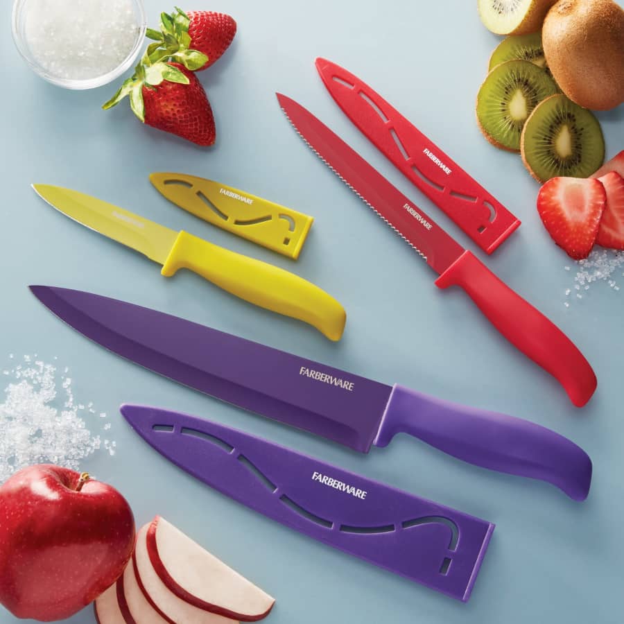 Farberware 6-Piece Stick-Resistant Cutlery Set for $8