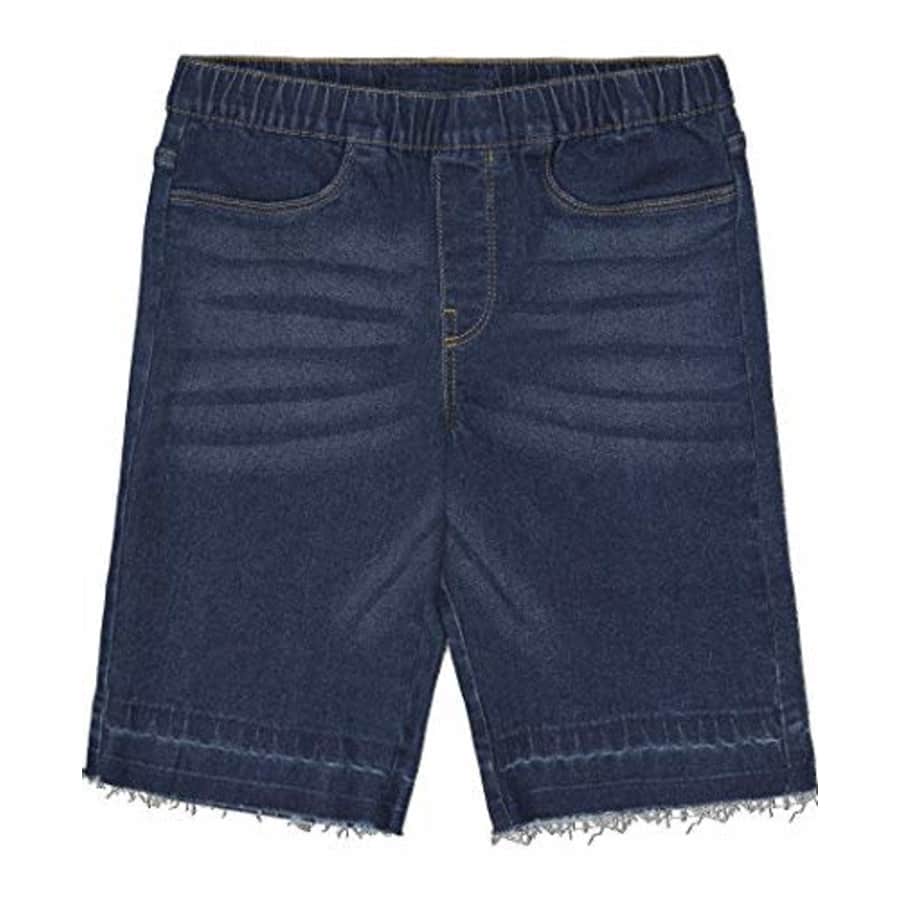 Calvin Klein Girls' Bermuda Denim Shorts, Super Soft Stretch Fabric, Functional Pockets, Zipper for $22