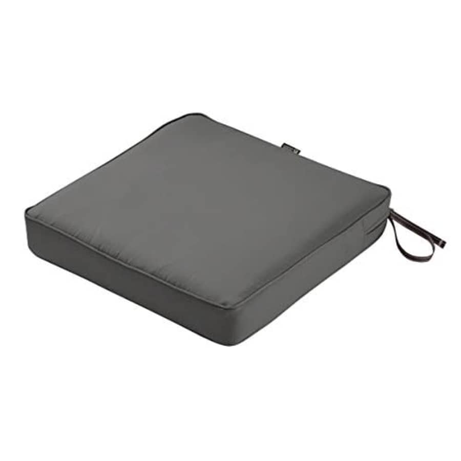 Classic Accessories Montlake Water-Resistant 21 x 21 x 3 Inch Square Outdoor Seat Cushion, Patio for $86