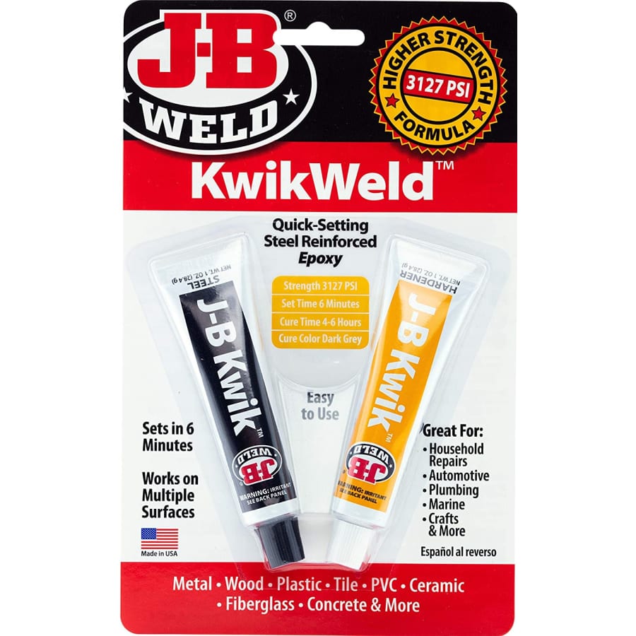 J-B Weld KwikWeld Quick Setting Steel Reinforced Epoxy 2-oz. Kit for $6