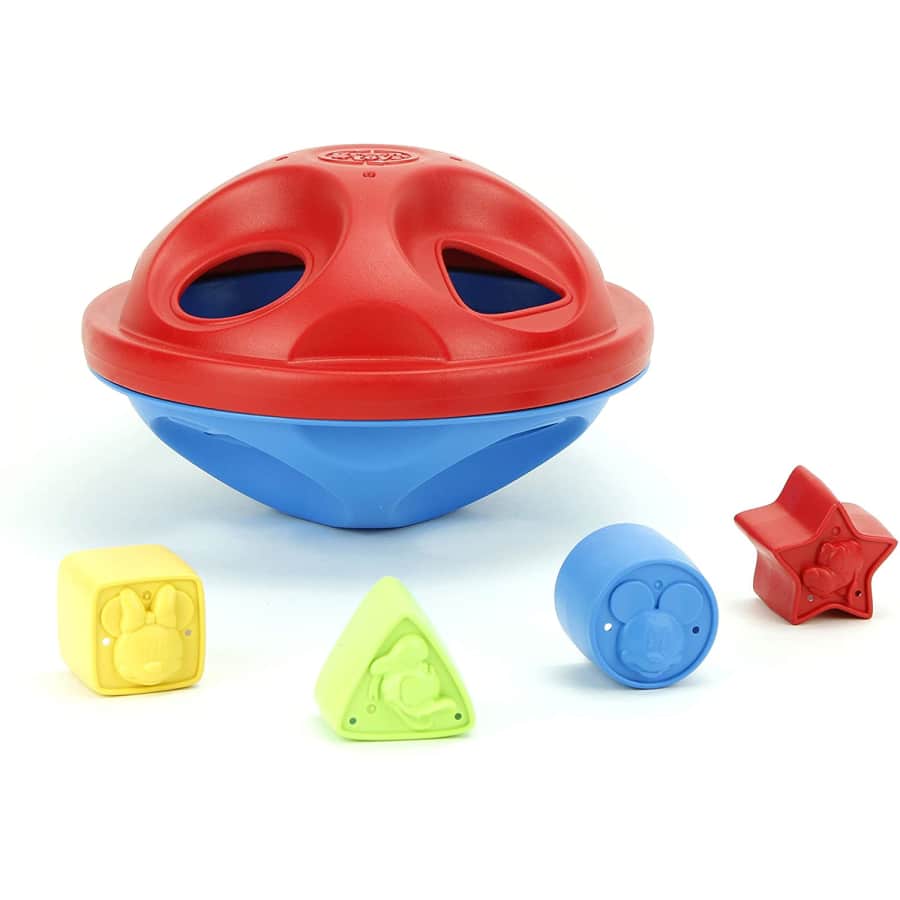 Green Toys Disney Baby Mickey Mouse & Friends Shape Sorter for $20