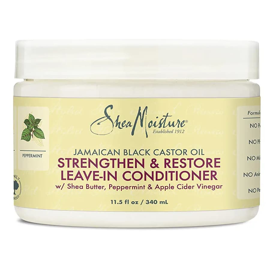 SheaMoisture Jamaican Black Castor Oil Leave-In Conditioner 11.5-oz. Tub for $11