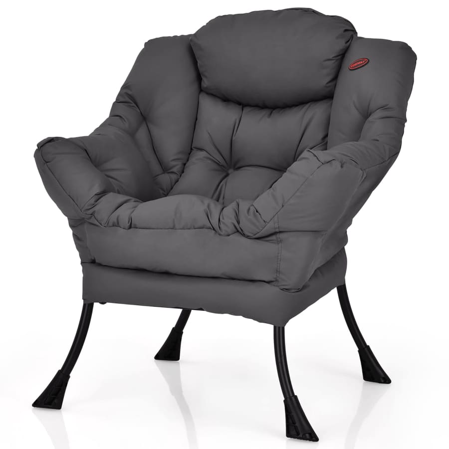 Costway Modern Single Sofa Lazy Chair w/ Side Pocket for $105 Costway Modern Single Sofa Lazy Chair w/ Side Pocket for $105