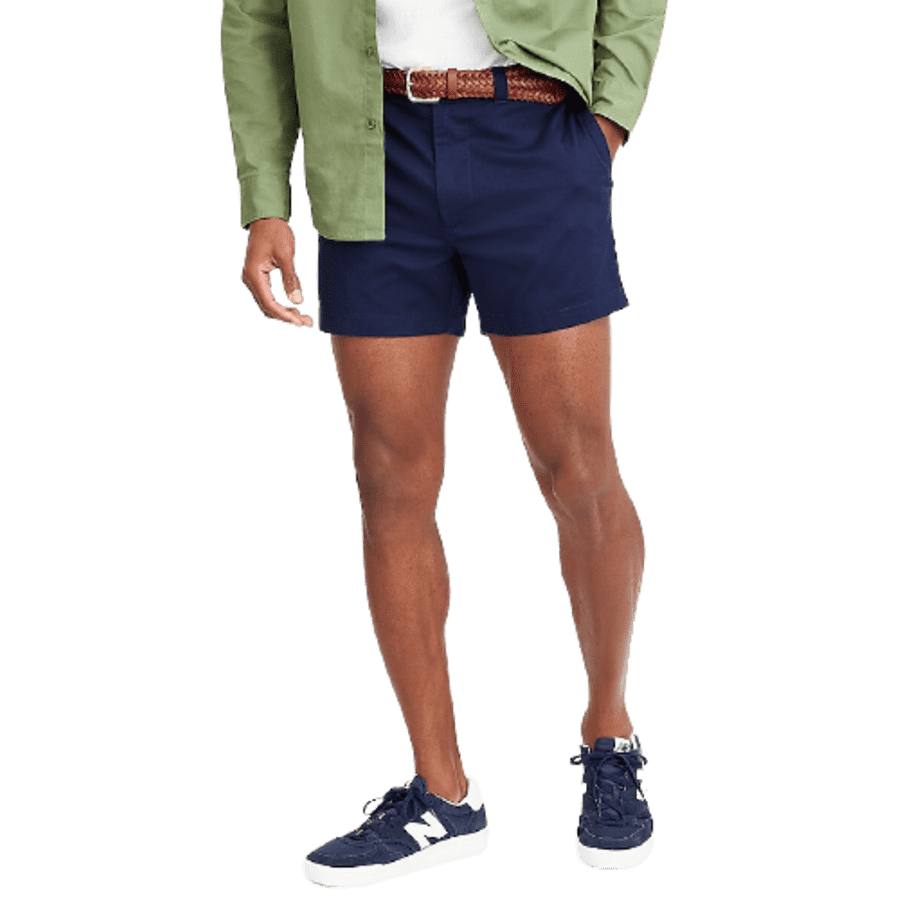 J.Crew Factory Men's 5" Varick Flex Khaki Shorts for $25