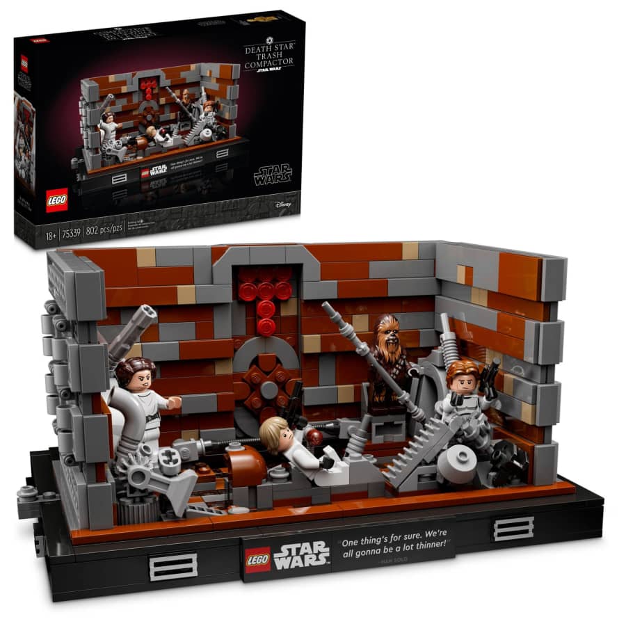 LEGO Star Wars Death Star Trash Compactor Diorama Series Set for $90