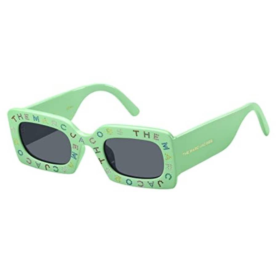 Marc Jacobs Women's Marc 488/S Rectangular Sunglasses, Green/Gray, 50mm, 27mm for $381 Marc Jacobs Women's Marc 488/S Rectangular Sunglasses, Green/Gray, 50mm, 27mm for $381
